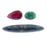 Selection of vari-gemstones.