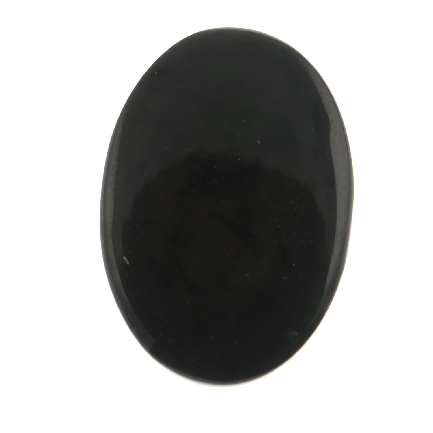 An oval shape black opal weighing 3.00ct. - Image 2 of 2