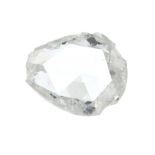 A 0.44ct rose cut diamond.