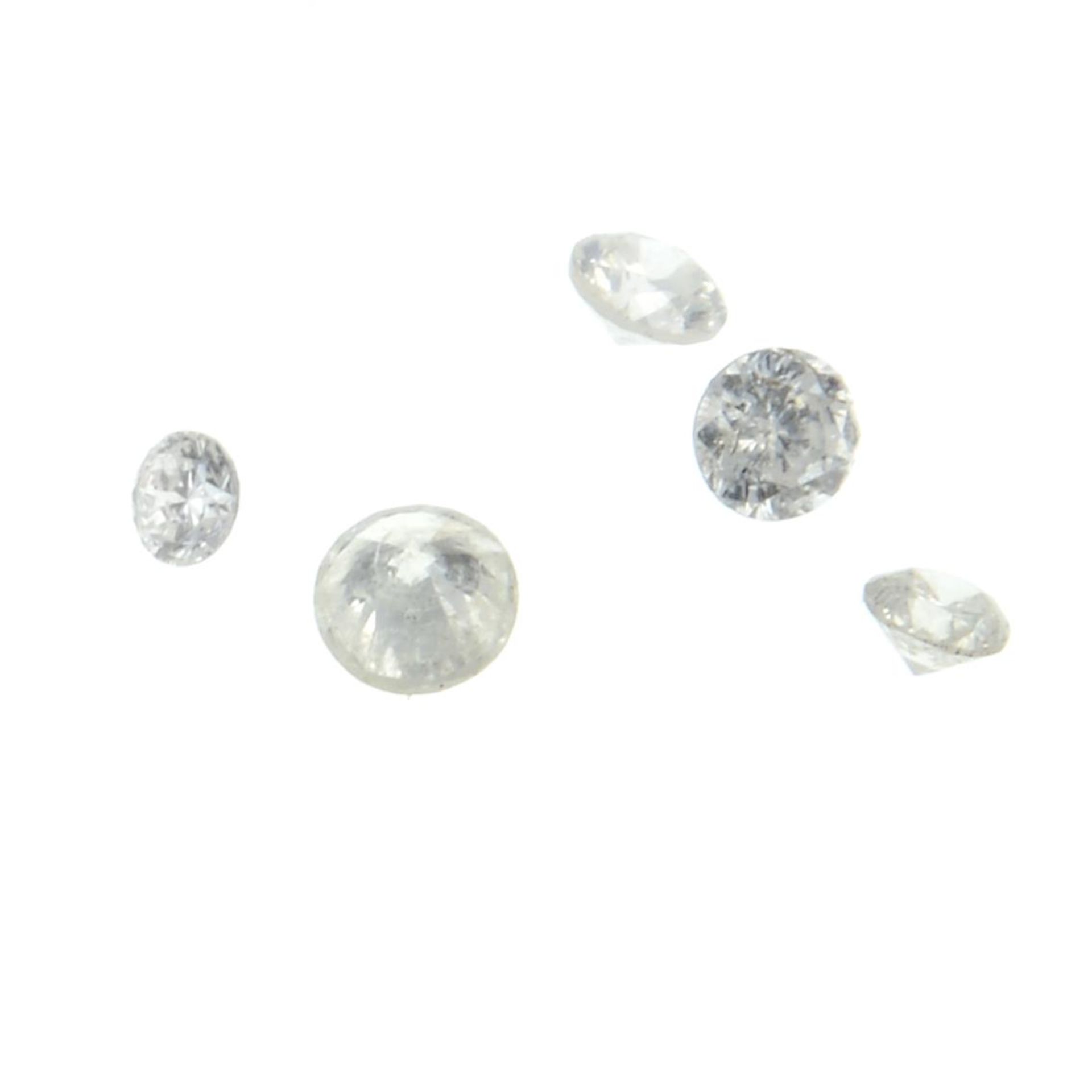 A selection of vari-shape diamonds weighing 13.17ct PLEASE NOTE THIS LOT WILL CARRY VAT AT 20%