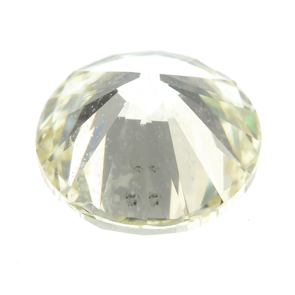 A brilliant-cut diamond, weighing 0.50ct. - Bild 2 aus 2