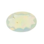 An oval shape opal weighing 1.27ct measuring 10 by 6.8 by 4.65mm.