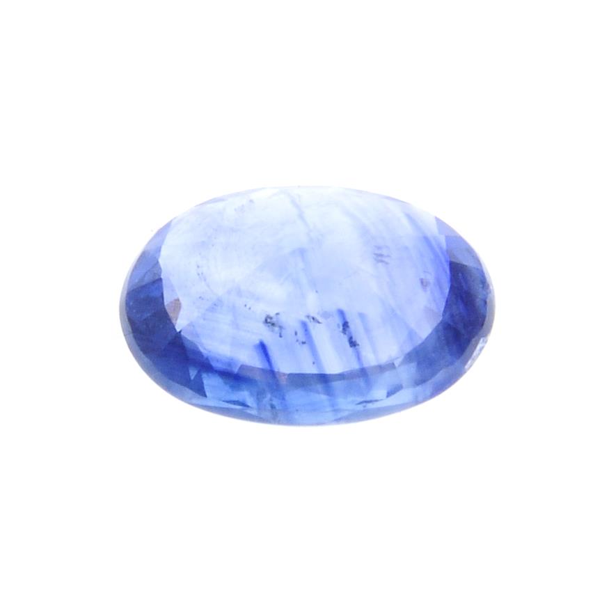 An oval shape blue sapphire weighing 2.62ct measuring 10.2 by 7.5 by 3.67mm. - Image 2 of 2