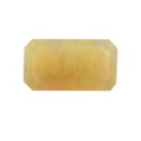 A rectangular shape opal weighing 2.03ct and measuring 13 by 7.2 by 4.3mm.