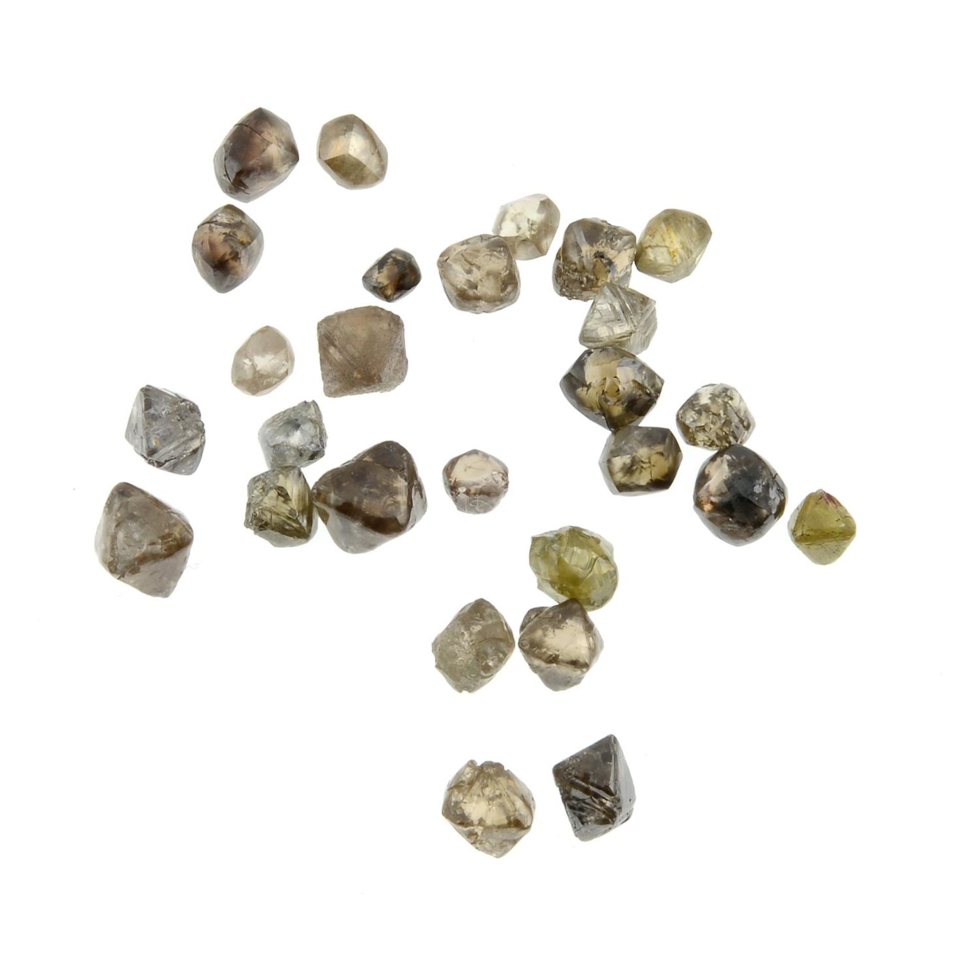 Selection of rough diamonds weighing 10.94ct PLEASE NOTE THIS LOT WILL CARRY VAT AT 20% ON THE - Image 2 of 2