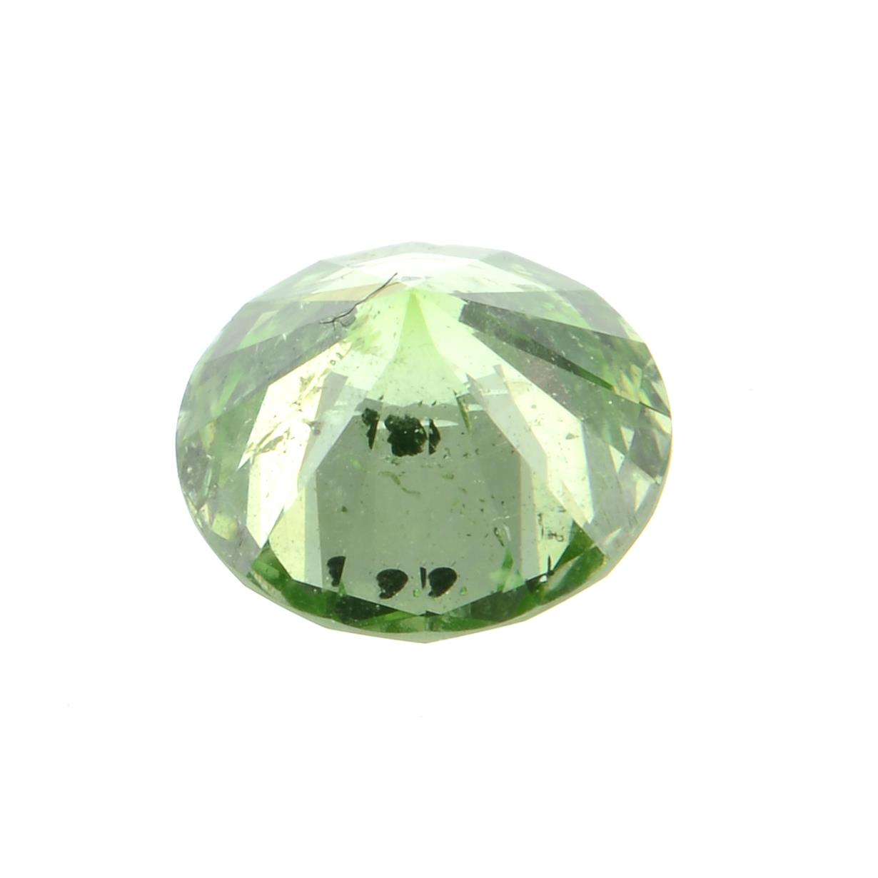 A fancy green diamond weighing 0.45ct. - Image 2 of 2