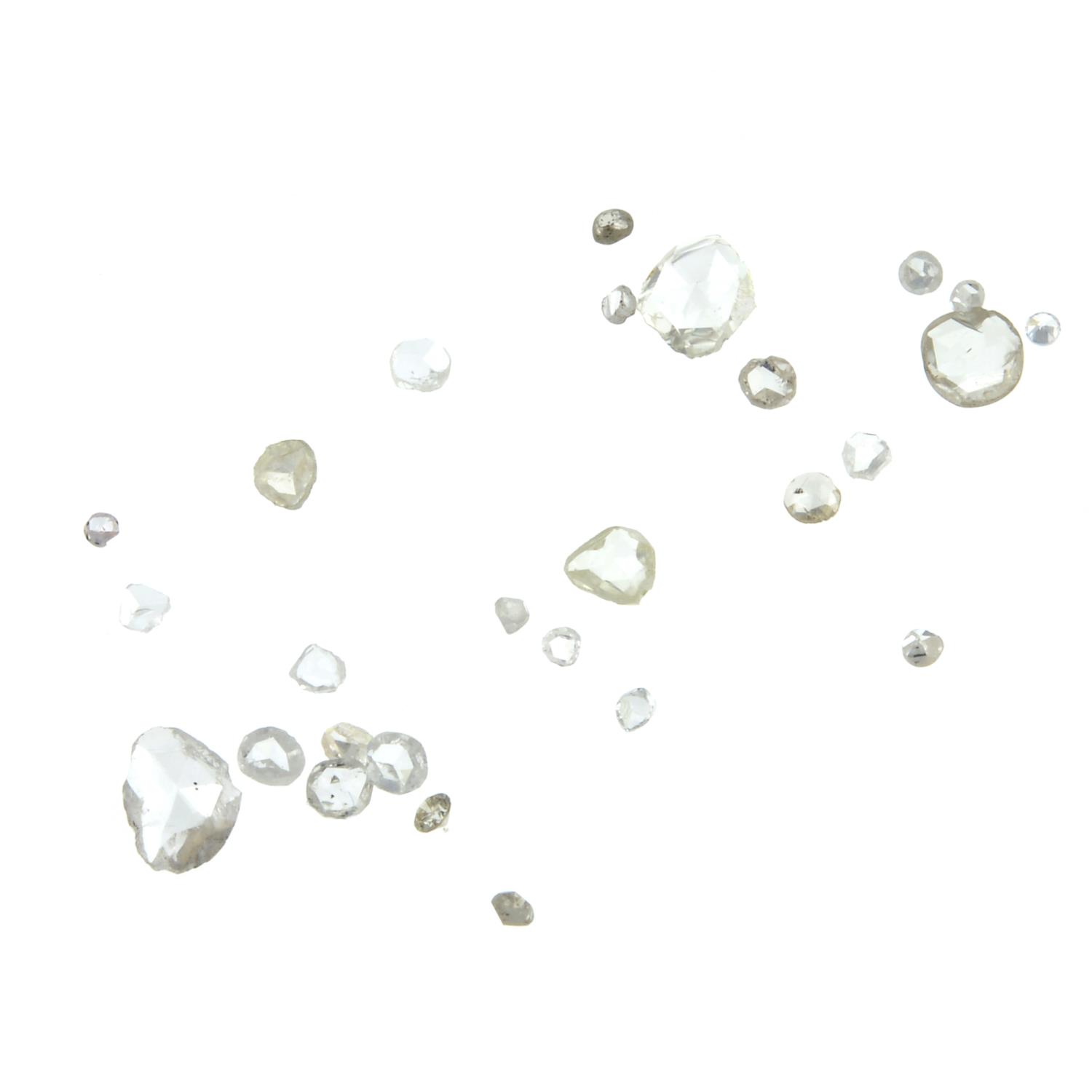 A selection of vari-shape diamonds weighing 1.19ct PLEASE NOTE THIS LOT WILL CARRY VAT AT 20% - Image 2 of 2