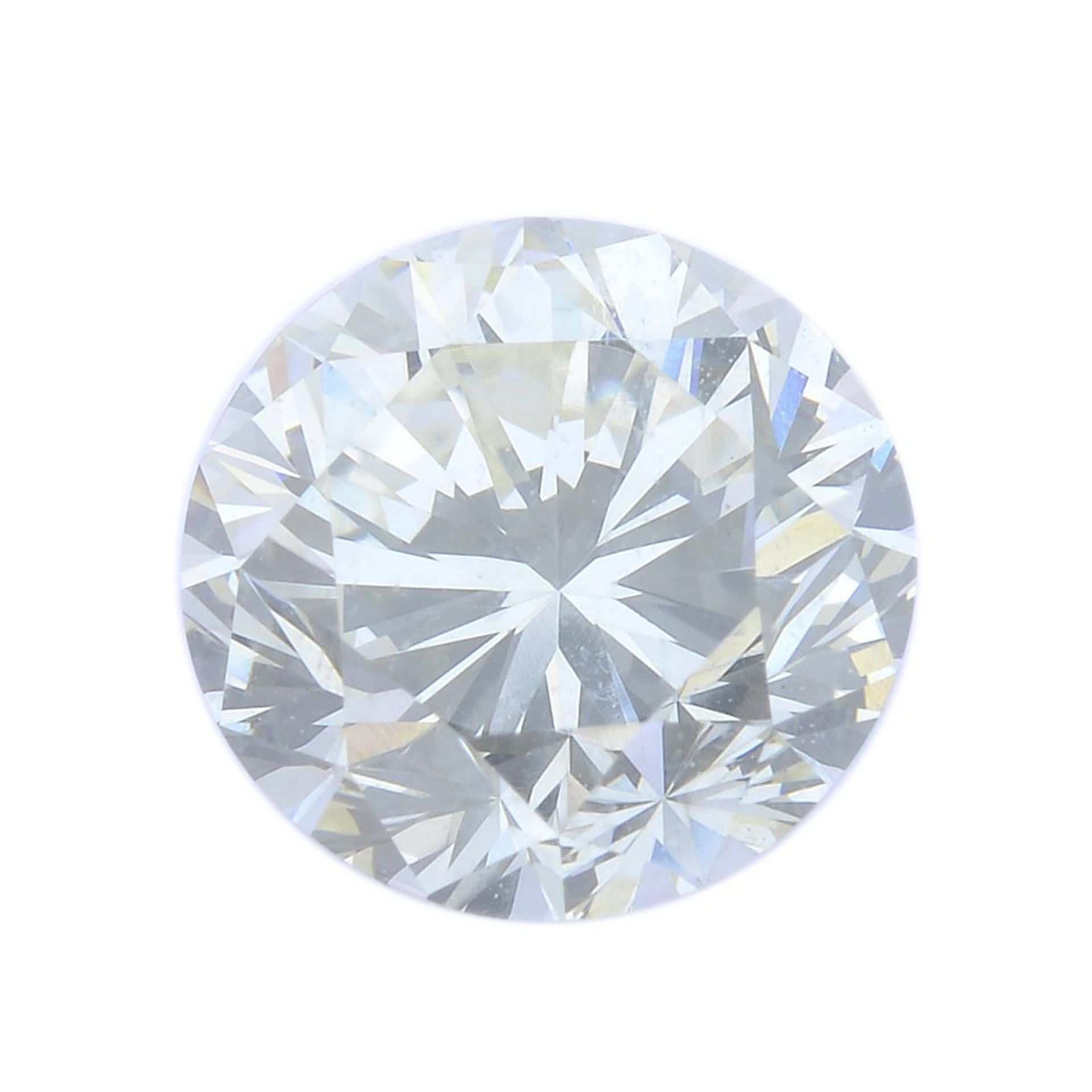 A brilliant-cut diamond.