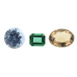 Selection of vari gemstones.