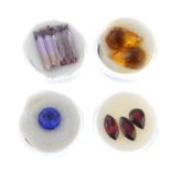 Selection of vari-gemstones.