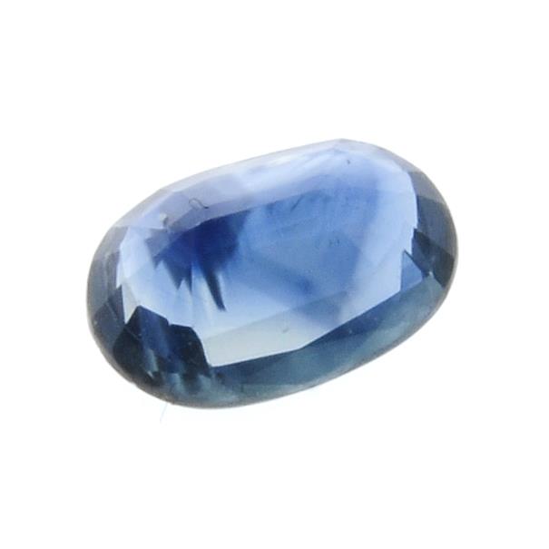 An oval shape blue sapphire weighing 1.21ct measuring 7.95 by 5.5 by 3.12mm. - Image 2 of 2