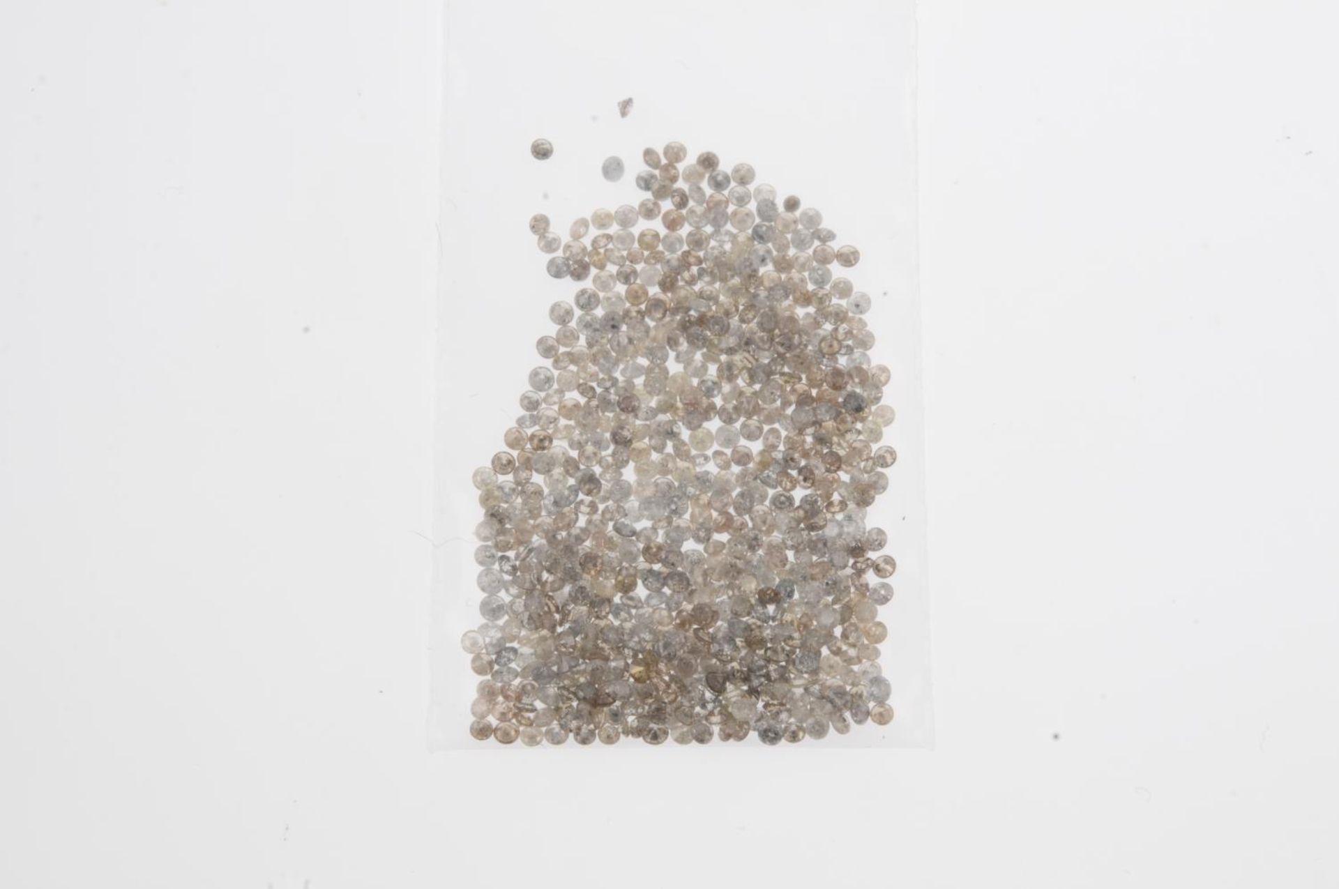 A selection of round brilliant-cut diamonds and 'brown' diamonds. - Image 2 of 2