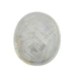 A white star sapphire weighing 28.84ct.