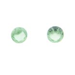 Selection of circular shape tsavorite.