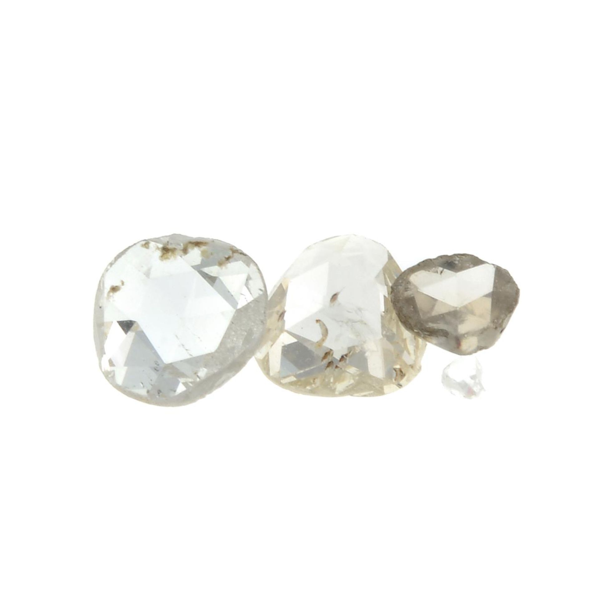 A selection of vari-shape diamonds weighing 1.19ct PLEASE NOTE THIS LOT WILL CARRY VAT AT 20%