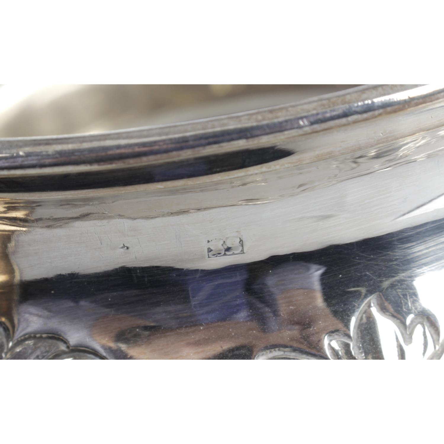 A large twin-handled pedestal bowl, - Image 2 of 3