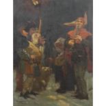 Early 20th century English school - an oil painting on canvas,