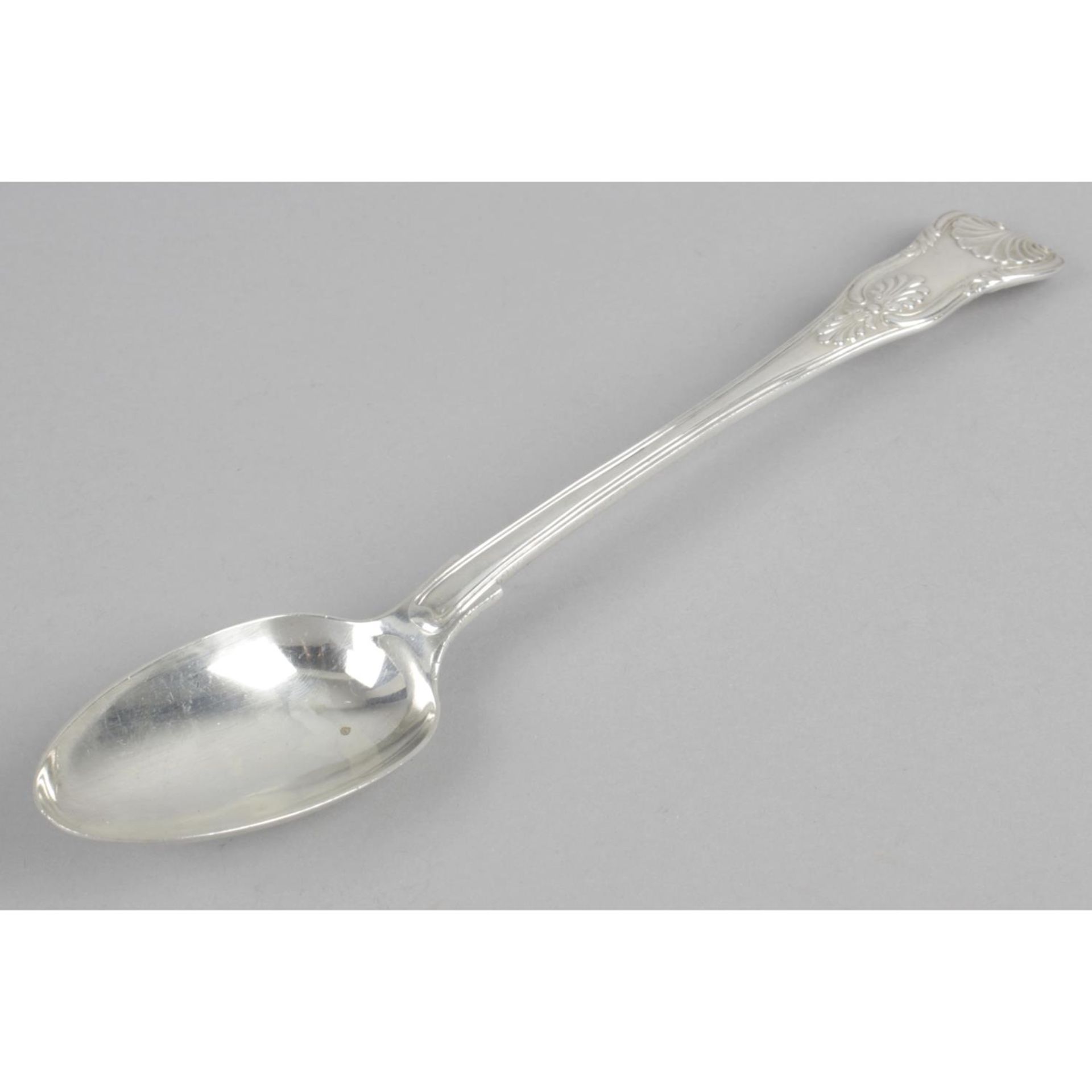 A George IV silver basting spoon,