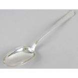 A 19th century Danish silver large serving spoon,