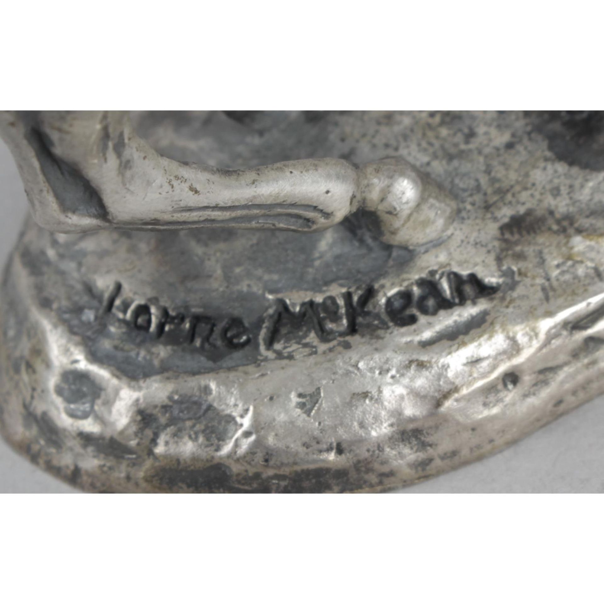 A limited edition of the first British Horse Society silver sculpture by Lorna McKean, - Image 3 of 6