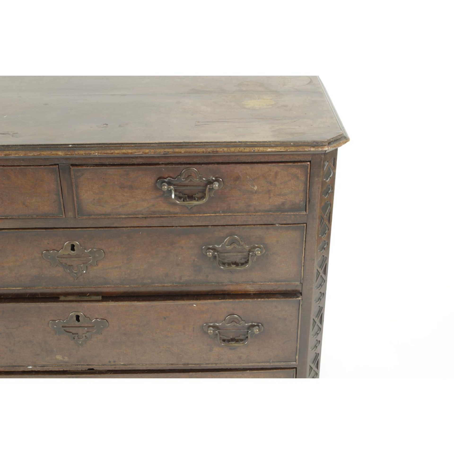 A 19th century mahogany chest of drawers, - Image 2 of 4