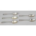 A selection of Scottish teaspoons,