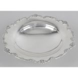 A 1930's silver small tazza dish,