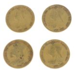 Victoria, Half-Sovereigns (4), 1897 (3), 1898 (S 3878).