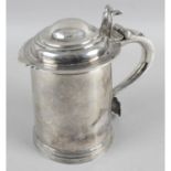 A Queen Anne Britannia silver tankard,