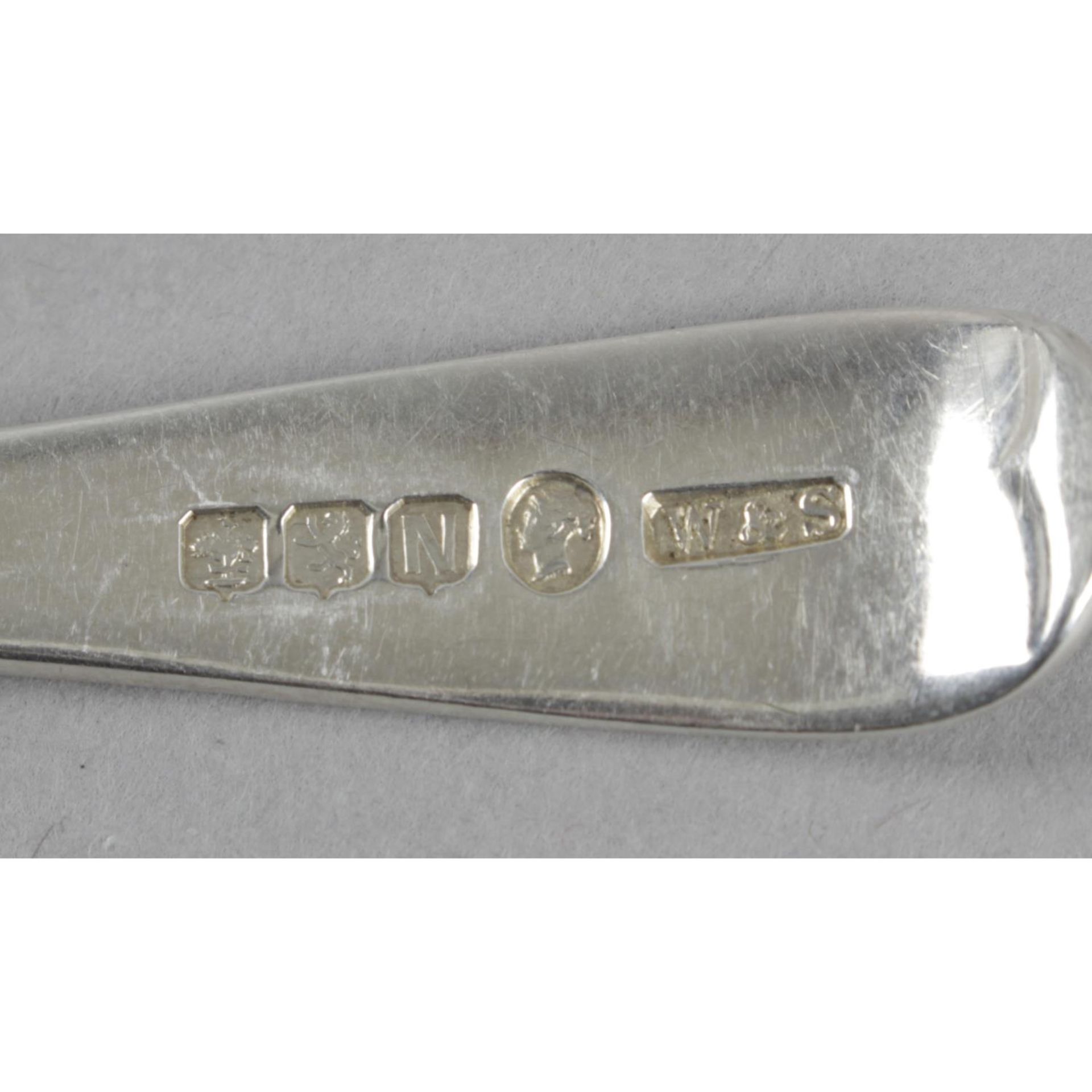 A small selection of Scottish and Scottish provincial silver flatware, - Image 6 of 9