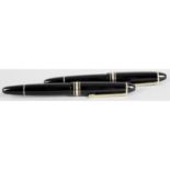 A cased set of two Montblanc Meisterstuck pens,