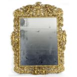 A 19th century pier mirror,