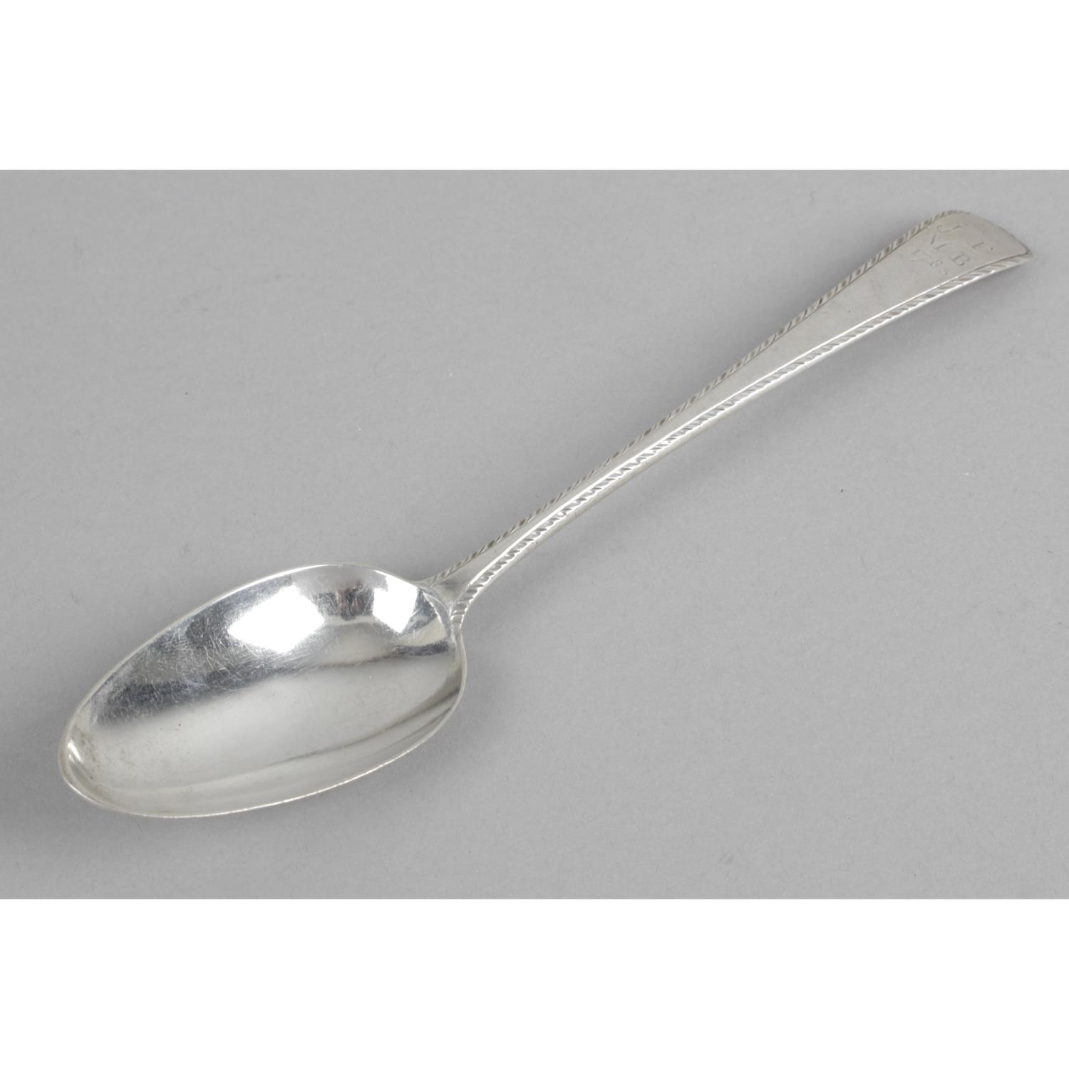 A George III silver table spoon, - Image 2 of 5