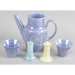 An assortment of ceramics,