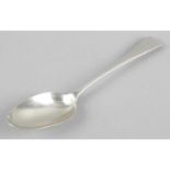A Victorian silver Old English pattern table spoon,