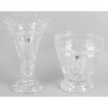 A Waterford crystal Millennium centrepiece bowl, height 7.75 (19.5cm).