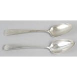 Two 19th century table spoons,