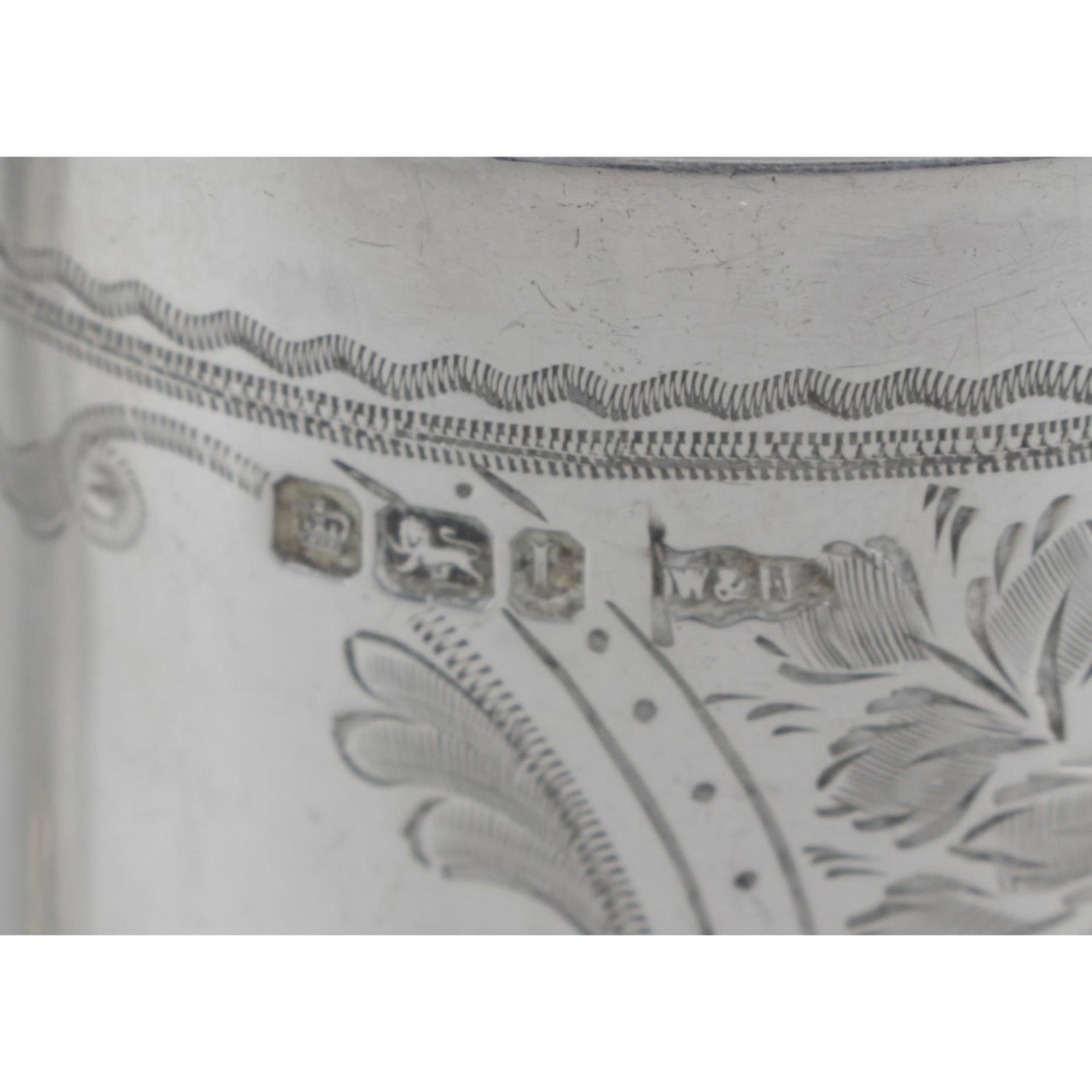 An Edwardian silver christening mug, - Image 2 of 2