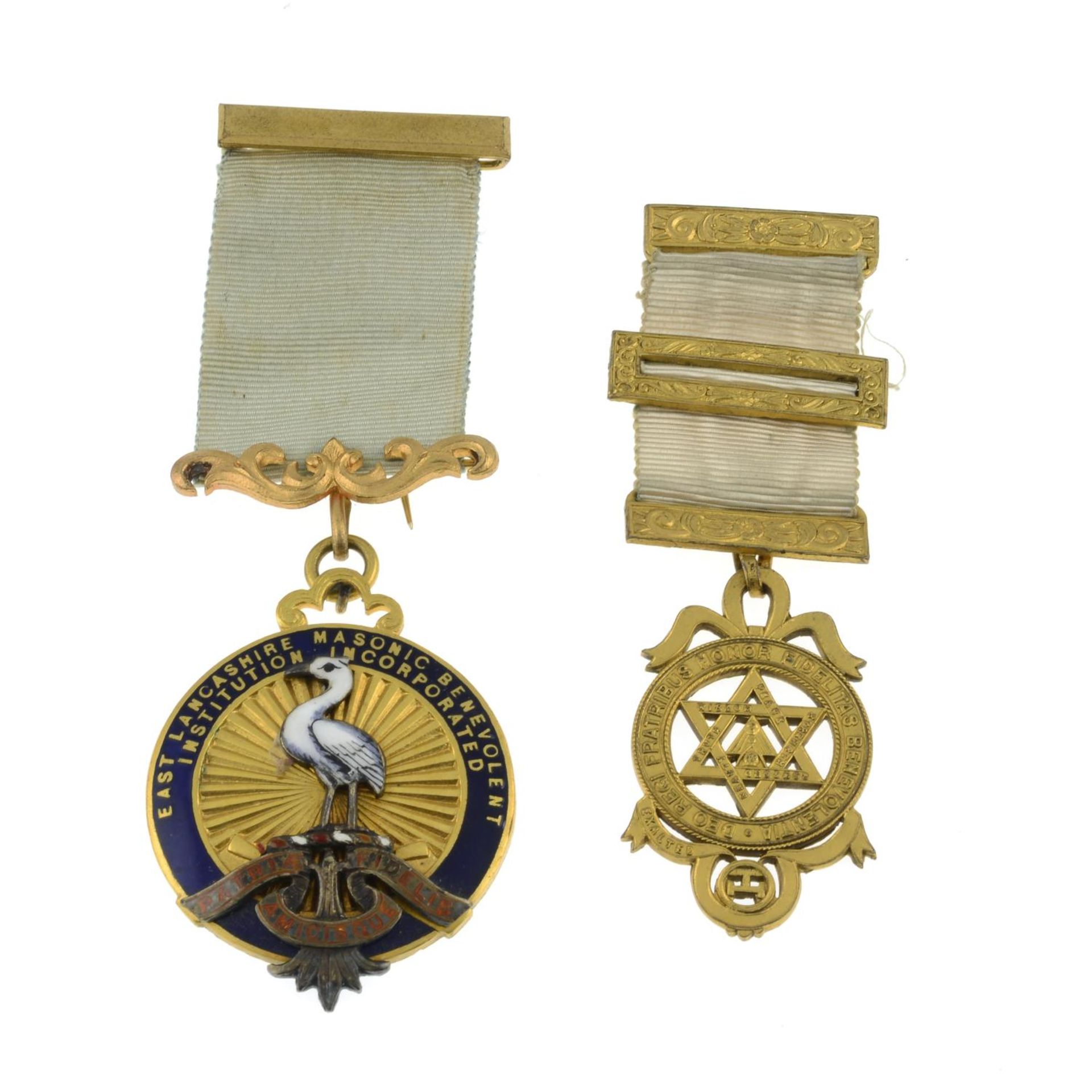 Five silver Masonic jewels, - Image 3 of 5