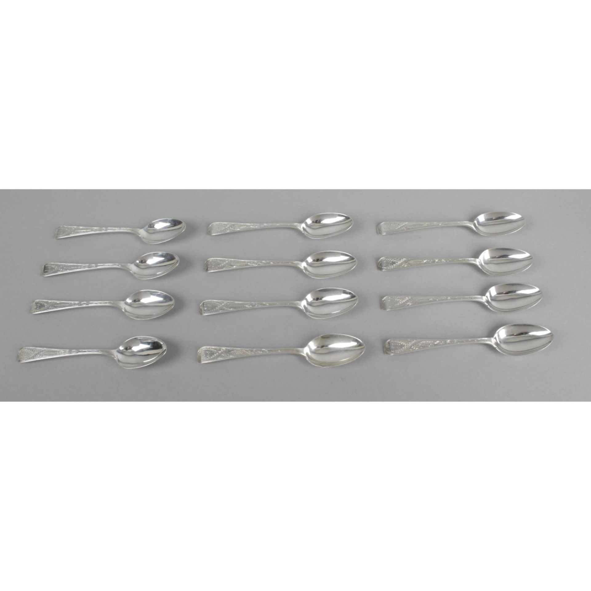 A selection of Scottish teaspoons, - Bild 3 aus 5