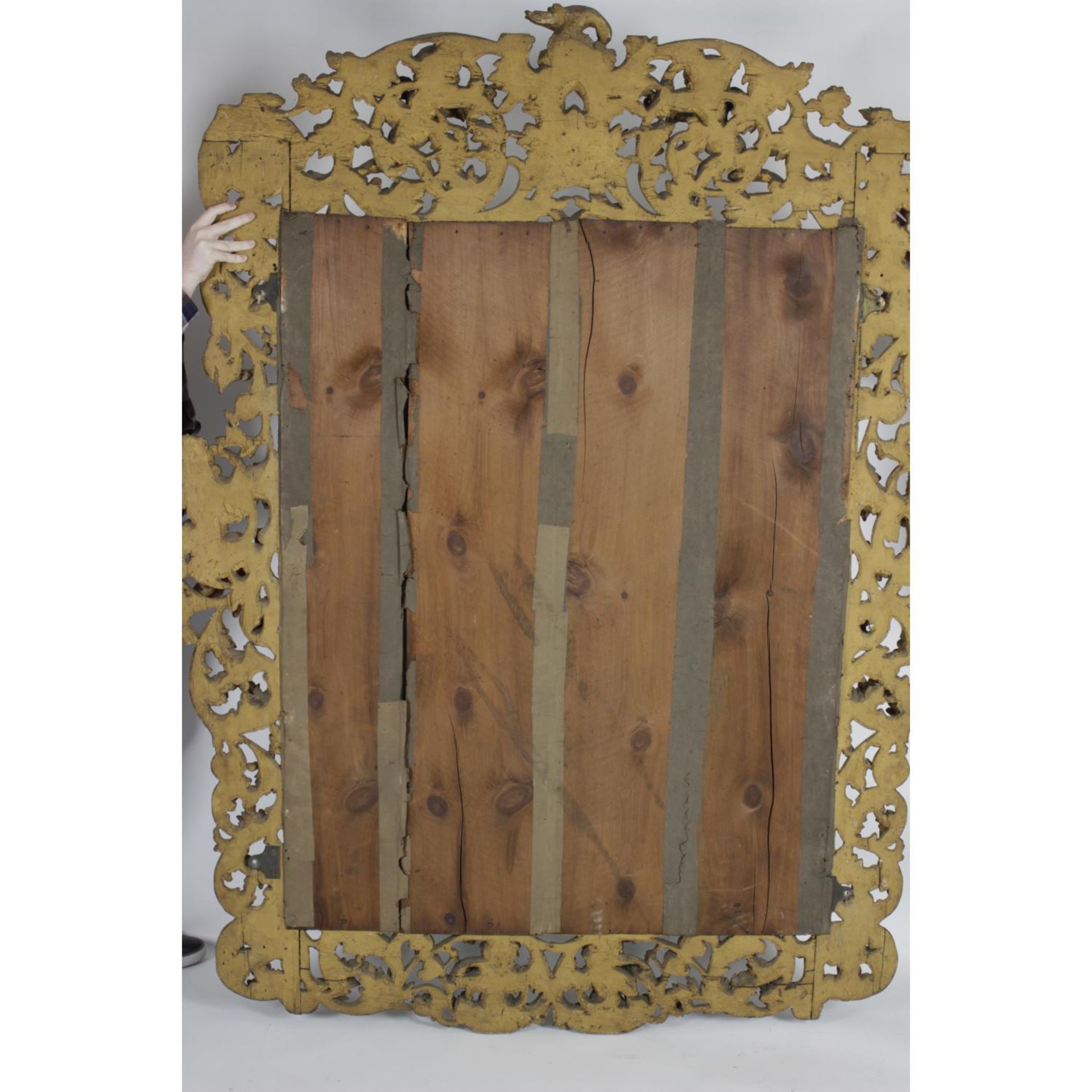 A 19th century pier mirror, - Image 6 of 7