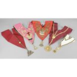 Masonic, a selection of regalia to include a Red Cross of Constantine Grand Officer's Sash,