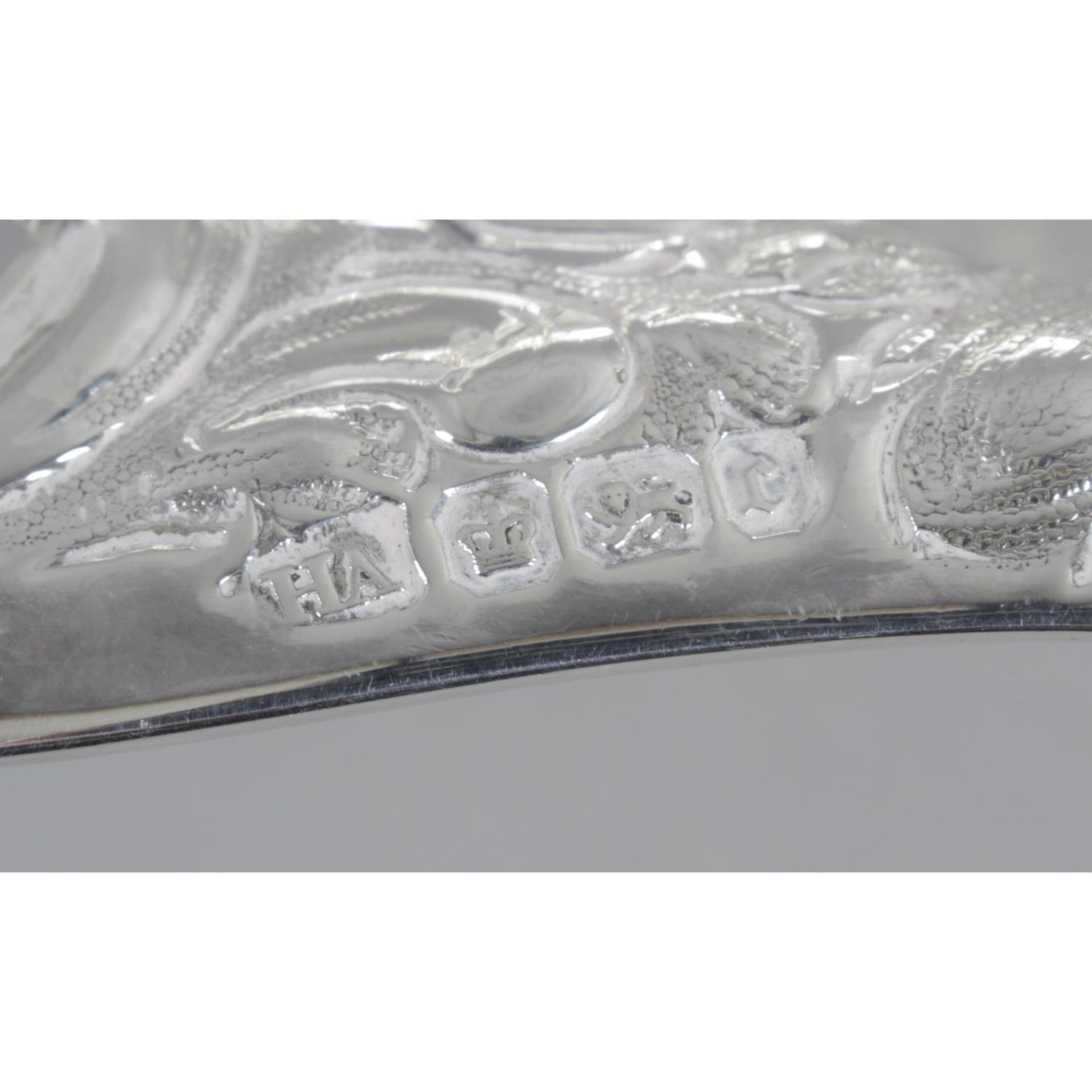 A late Victorian silver dish, - Image 2 of 2