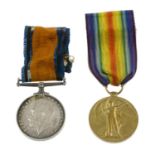 A Great War Pair, Victory Medal, British War Medal 1914-20, named to '5291 A.