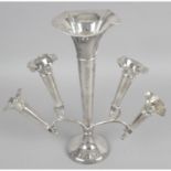 An Edwardian silver epergne,