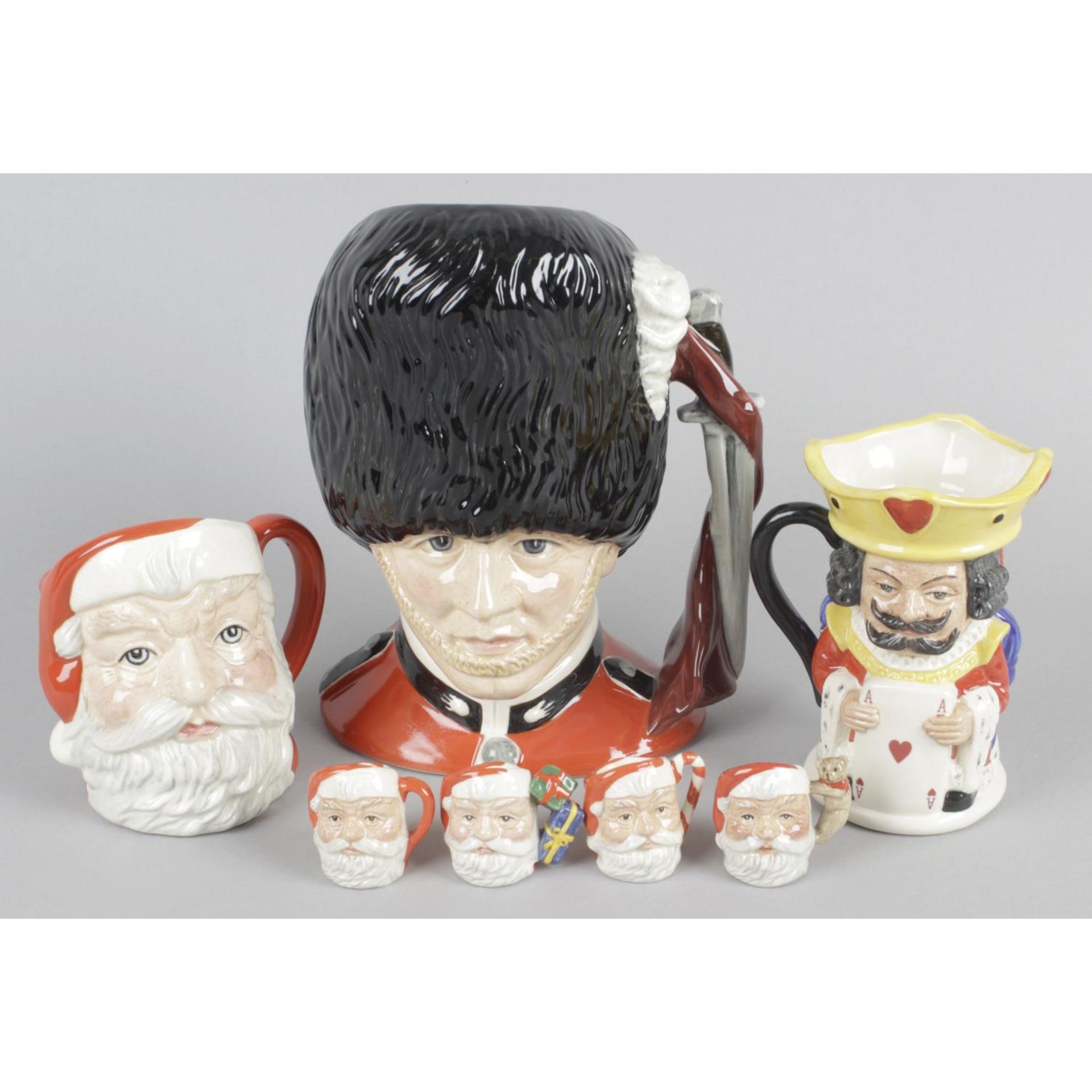 A Royal Doulton Character jug entitled 'The Guardsman' D6755 in original box.