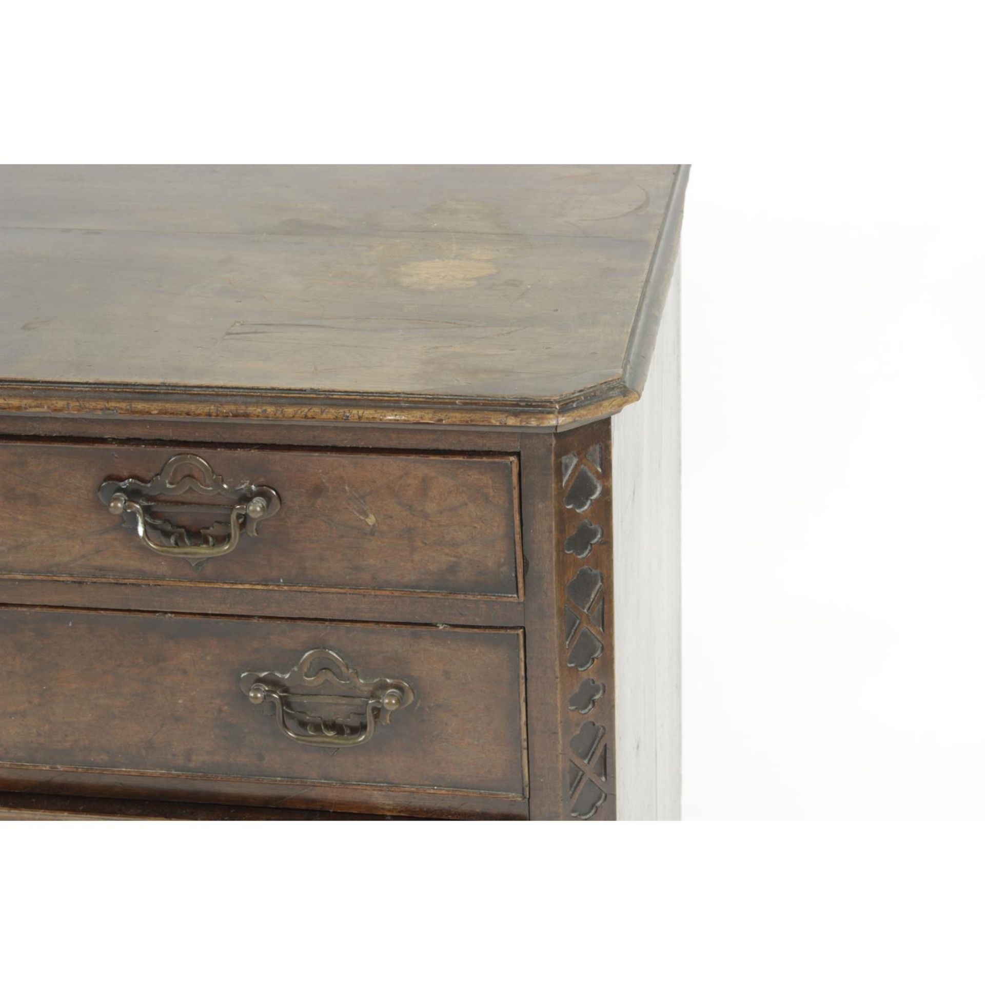 A 19th century mahogany chest of drawers, - Image 4 of 4