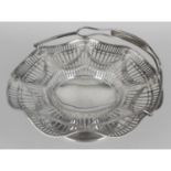 A 1920's silver pierced footed dish,