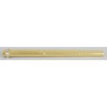 A Must de Cartier gold plated ballpoint pen,