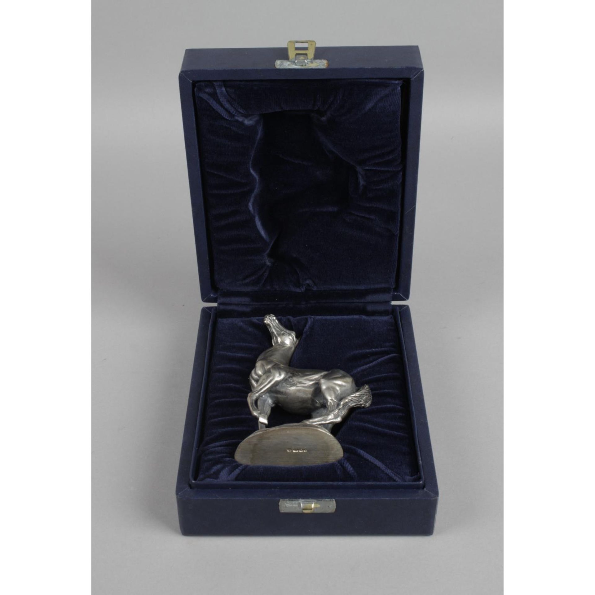 A limited edition of the first British Horse Society silver sculpture by Lorna McKean, - Image 6 of 6